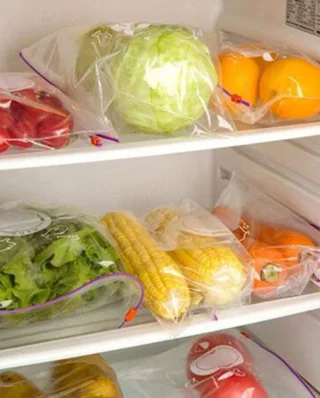 (NW000290) (pack Of 15) Medium Size Food Storage Slider Bag Freezer Zipper Bags