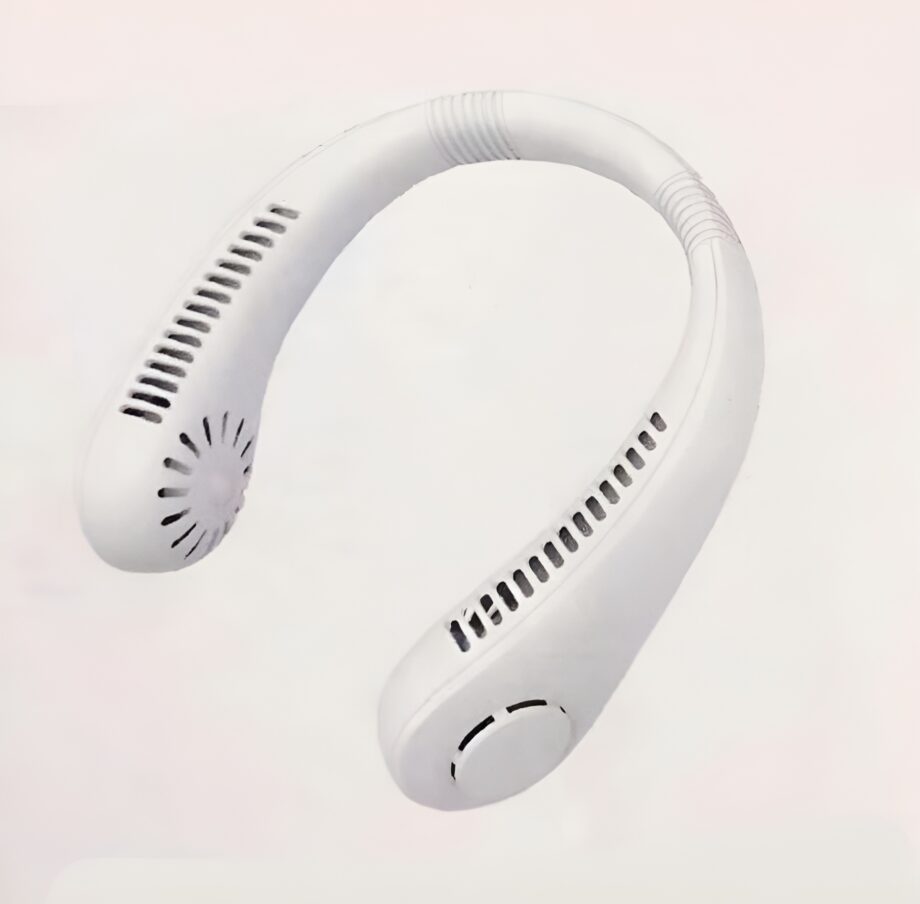 X5 Leafless Portable Neck Hanging Fan, Bladeless Neck Fan, Wearable Sports Mini Fan, USB Rechargeable (Random color)