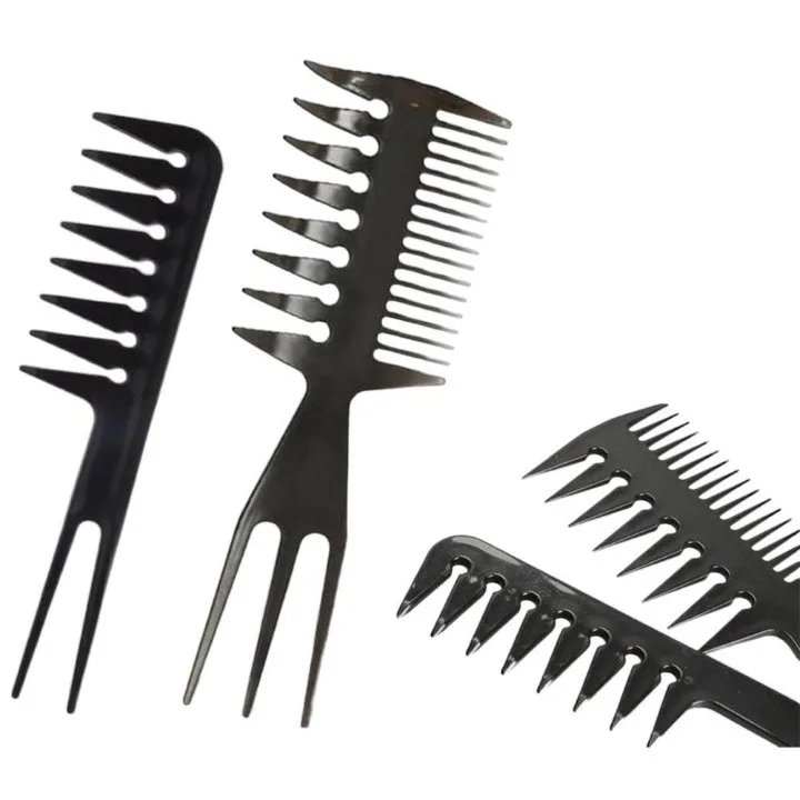 Hair Comb Set Professional Saloon – Pack of 10 Tail Comb Kit Hair Cutting Comb Set
