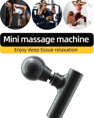 Mini Massage Gun, Portable Pocket Massager, Electric Handheld Massage For Deep Tissue Muscle (random color)
