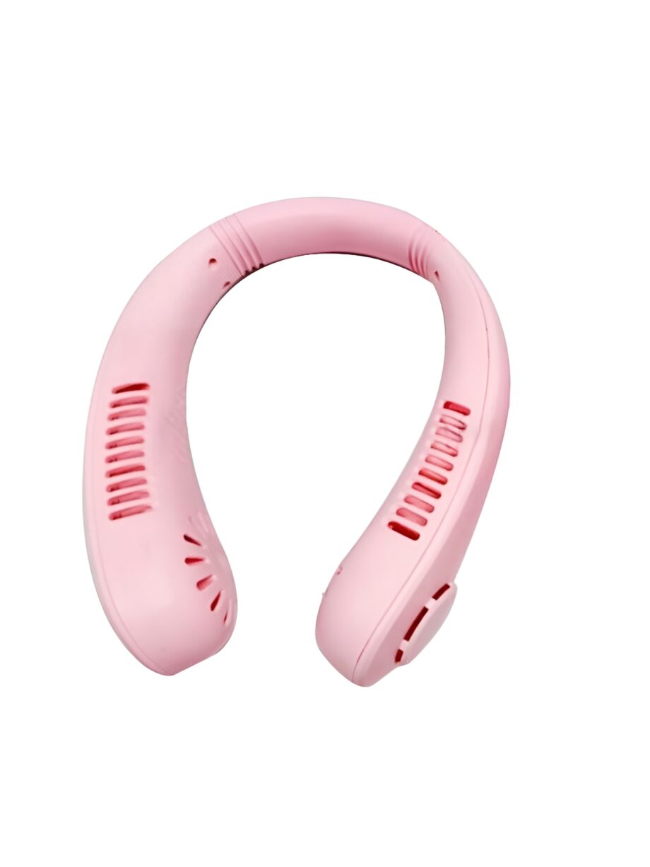 X5 Leafless Portable Neck Hanging Fan, Bladeless Neck Fan, Wearable Sports Mini Fan, USB Rechargeable (Random color)
