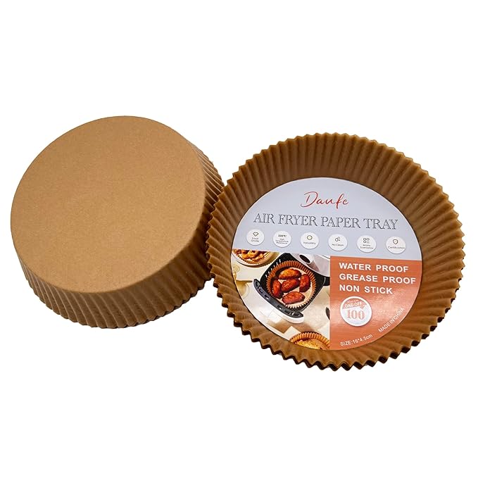 Multi-Purpose Non-Stick Air Fryer Disposable Liners Paper (Pack of 50)