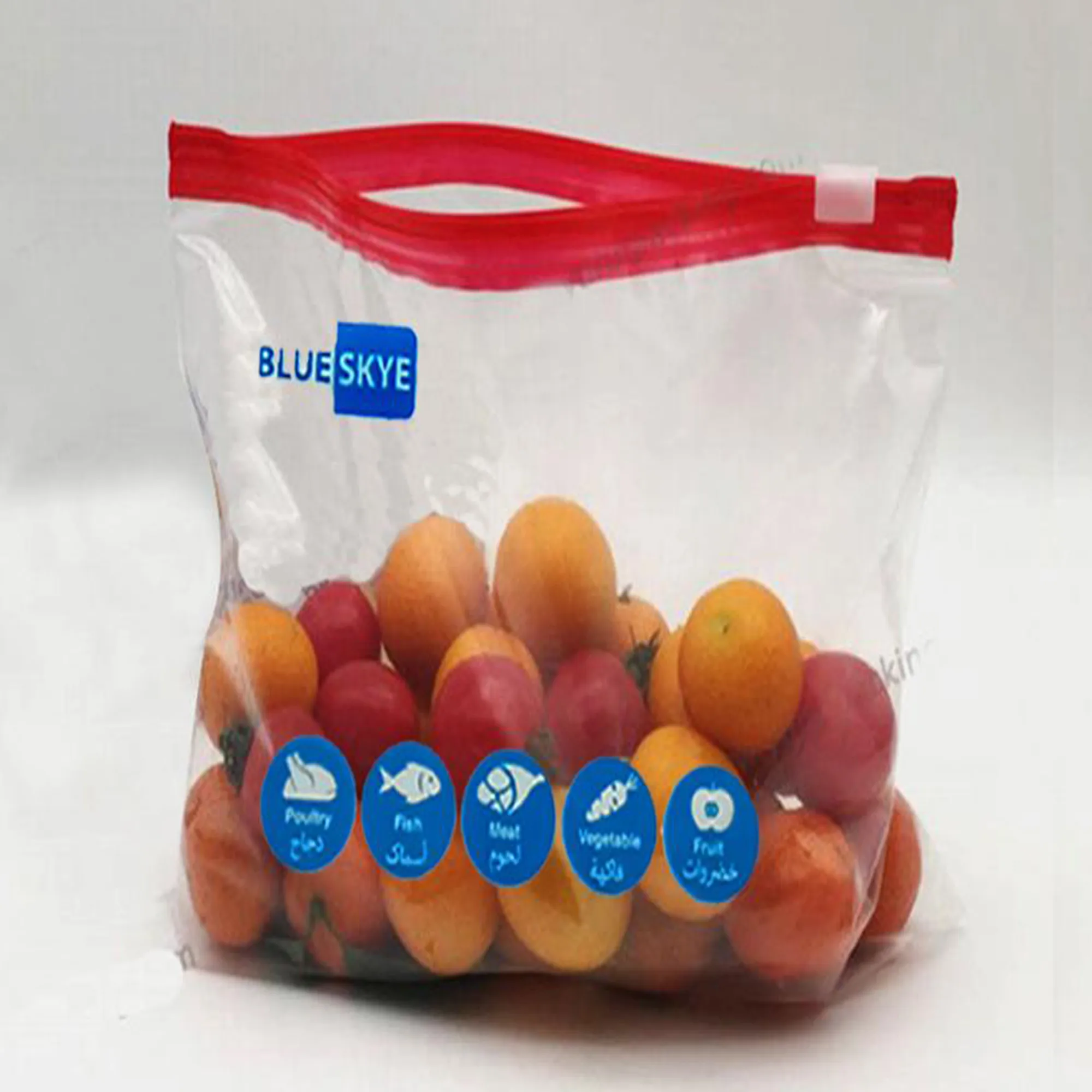 (NW000290) (pack Of 15) Medium Size Food Storage Slider Bag Freezer Zipper Bags