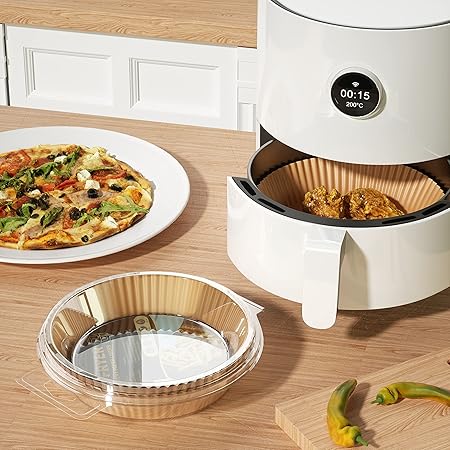Multi-Purpose Non-Stick Air Fryer Disposable Liners Paper (Pack of 50)