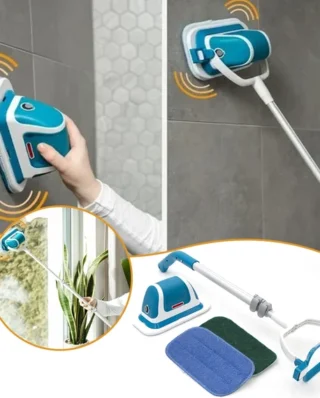 2 in 1 Mop System as Hand Scrubber & Floor Mop | Effortless Wiping, Scrubbing and Polishing