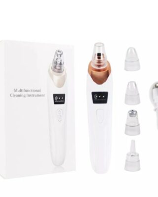 Blackhead Remover Pore Vacuum | Vaccum Acne Pimple, Black Spot Suction Electric Facial Pore Cleaner Skincare - 5 Suction Power, 5 Probes - USB Rechargeable