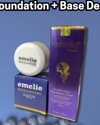 Pack of 2 Emelie High Coverage Liquid Foundation & Base Deal
