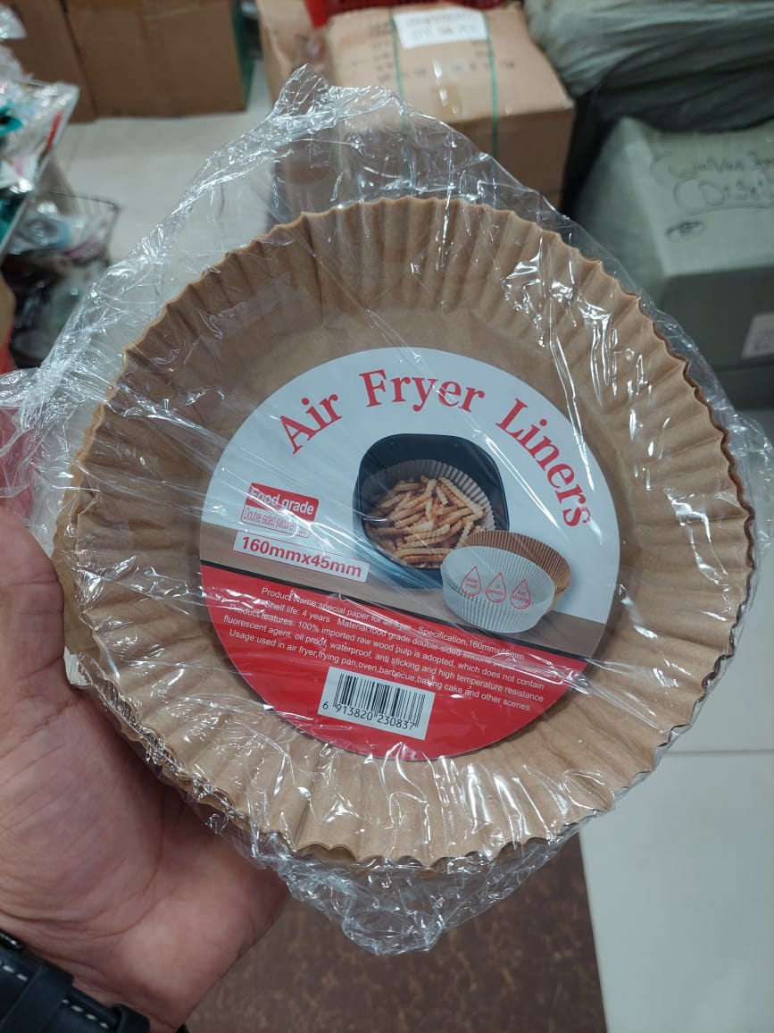 Multi-Purpose Non-Stick Air Fryer Disposable Liners Paper (Pack of 50)