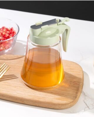 Honey Dispenser No Drip - Easy Squeeze Syrup Dispenser Bottle for Efficient Serving, Honey Squeeze Jar for Kitchen & Coffee Bar, Mess-Free Solution(250ml)