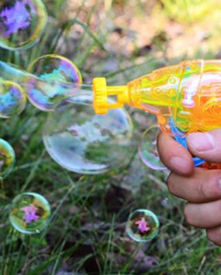 Bubble Gun with bubble liquid for kids