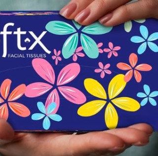 SOFTEX Facial Tissue Box - 50 Pulls Per Box