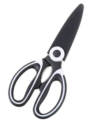 Multi-Functional Large Stainless Steel Kitchen Scissors Special Fish Cutting Vegetables Roast Broiler Strong Enough Duck Bones model FLL308