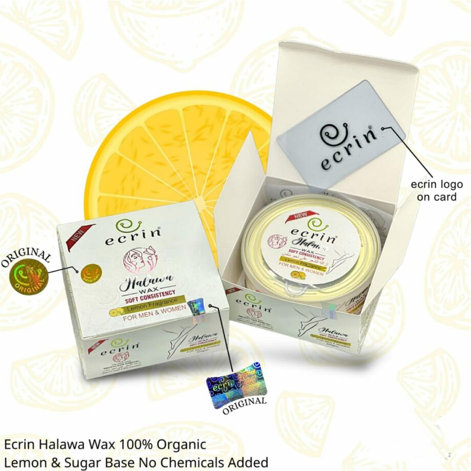 Ecrin Halawa Wax 100% Lemon & Sugar Base
