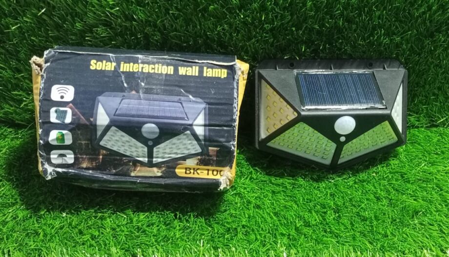 LED Solar Lights Outdoor Lighting Wireless Motion Sensor Lights IP65 Waterproof 270°Wide Angle Security Wall Lights with 3 Modes for Yard Stairs Garage Fence Porch