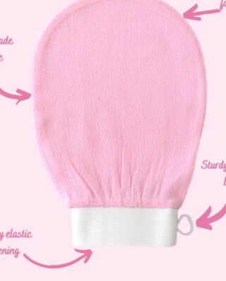 Hammer Moroccan Exfoliating Gloves - Dead Skin Remover - Exfoliating Bath Washcloth Scrub Mitt for Body - Exfoliating Massage Mitt Back Scrubber Glove - Each (Random Color)