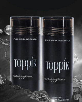 Toppik Hair Fiber 27.5g - BLACK and DARK BROWN