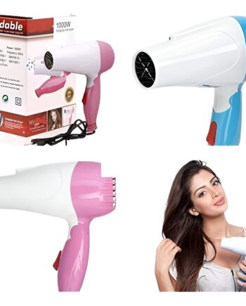 Nova Foldable Hair Dryer - NV 1290 (Random Color)