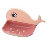 Self Adhesive Whale Fish Shaped Soap Holder for Bathroom | Wall Mounted Soap Bar, Holder Rack for Shower Wall, Kitchen, Bathroom - random color(1 PC) - Image 3