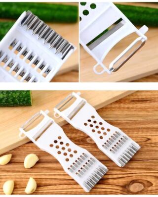 Pack of 5 Multifunctional fruit Vegetables Peeler Grater Shredder Cutter -  (Random color)