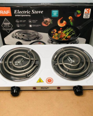 Raf Double Electric Stove 2000Watt | Electric Hot Plate Stove 2000 Watt | Electric Cooker | Electric Coil Cooking Stove