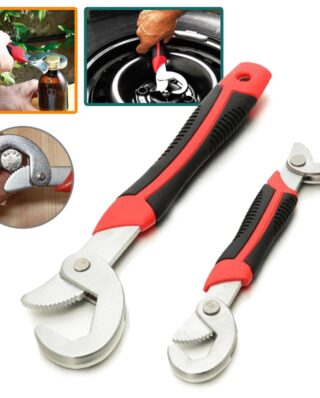 2 PCs Multi-Function Universal Wrench Set Snap and Grip Wrench (random color)