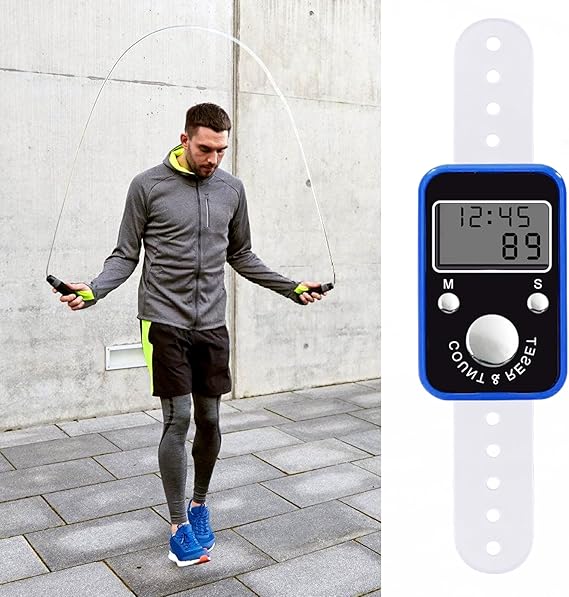 Mitening Manual Counter, Digital Counter, Electronic Counter, Padel Points Counter, People Counter, Clicker Counter for School Competition Stadium Bus Station (Random Color)