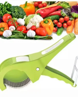 Multi Veg Cutter Effortless Precision for Vegetables & Fruits Slicing and Dicing (random color)