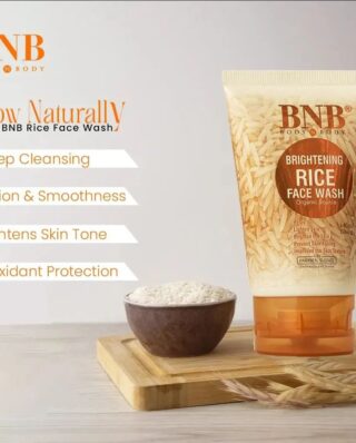 BNB Rice Face Wash Perfect for all skin( 120 Ml)