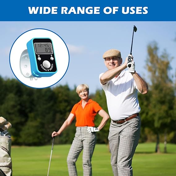 Mitening Manual Counter, Digital Counter, Electronic Counter, Padel Points Counter, People Counter, Clicker Counter for School Competition Stadium Bus Station (Random Color)