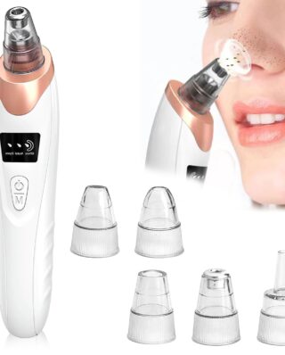 Face Vacuum Blackhead Remover Pore Cleaner | Electric Deep Cleansing Tool For Nose & Face