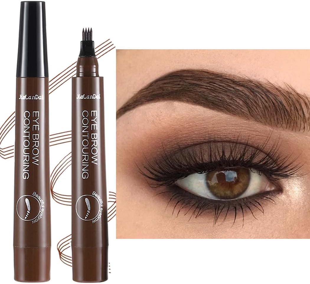 Eyebrow pencil Micro-fork Eyebrow Pencil Four-Point Eyebrow Pencil / Make Eyebrows Look More Natural Look More Spiritual And Beautiful