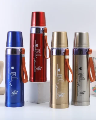 Sports Vacuum Flask 750ML Stainless Steel Water Bottle (random color)