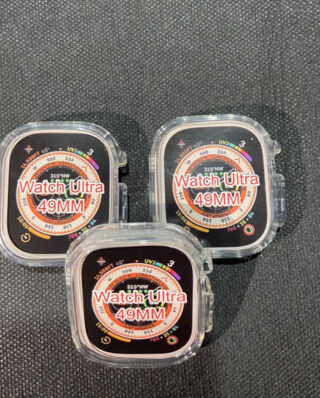 49mm Transparent Case For Smart Watch - Full Jelly Soft Silicone 360 Screen Protective Full Case For Ultra Smart Watch