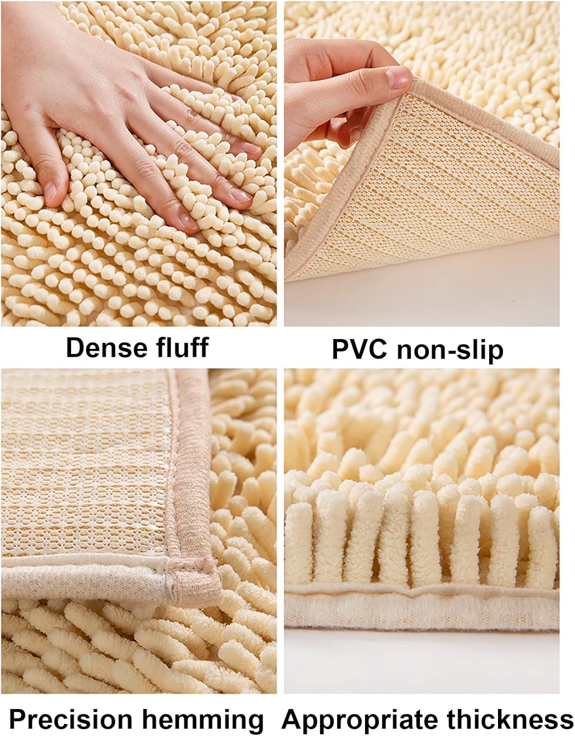 Nonslip water absorbent MicroFiber door away mats 40x60cm (random color) - Image 4