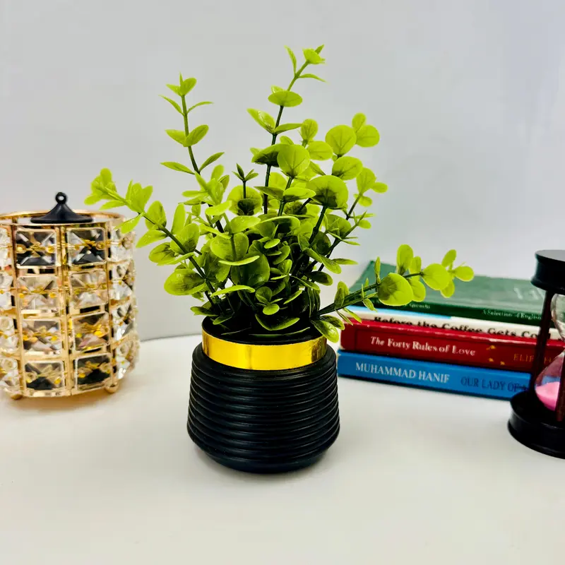 Artificial eucalyptus planter Tree Decoration Piece / Elevate your home’s elegance with stunning artificial flowers.