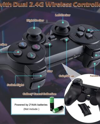 M8 HDMI Game Stick Lite Console 2.4G Wireless Controllers 4K Video Game Retro Box