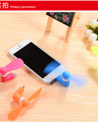 Summer Hot 2 in 1 Mini USB Fan Portable Fan for Mobile Phone Computer , Power bank Air Cooling Fan Android   (random color)
