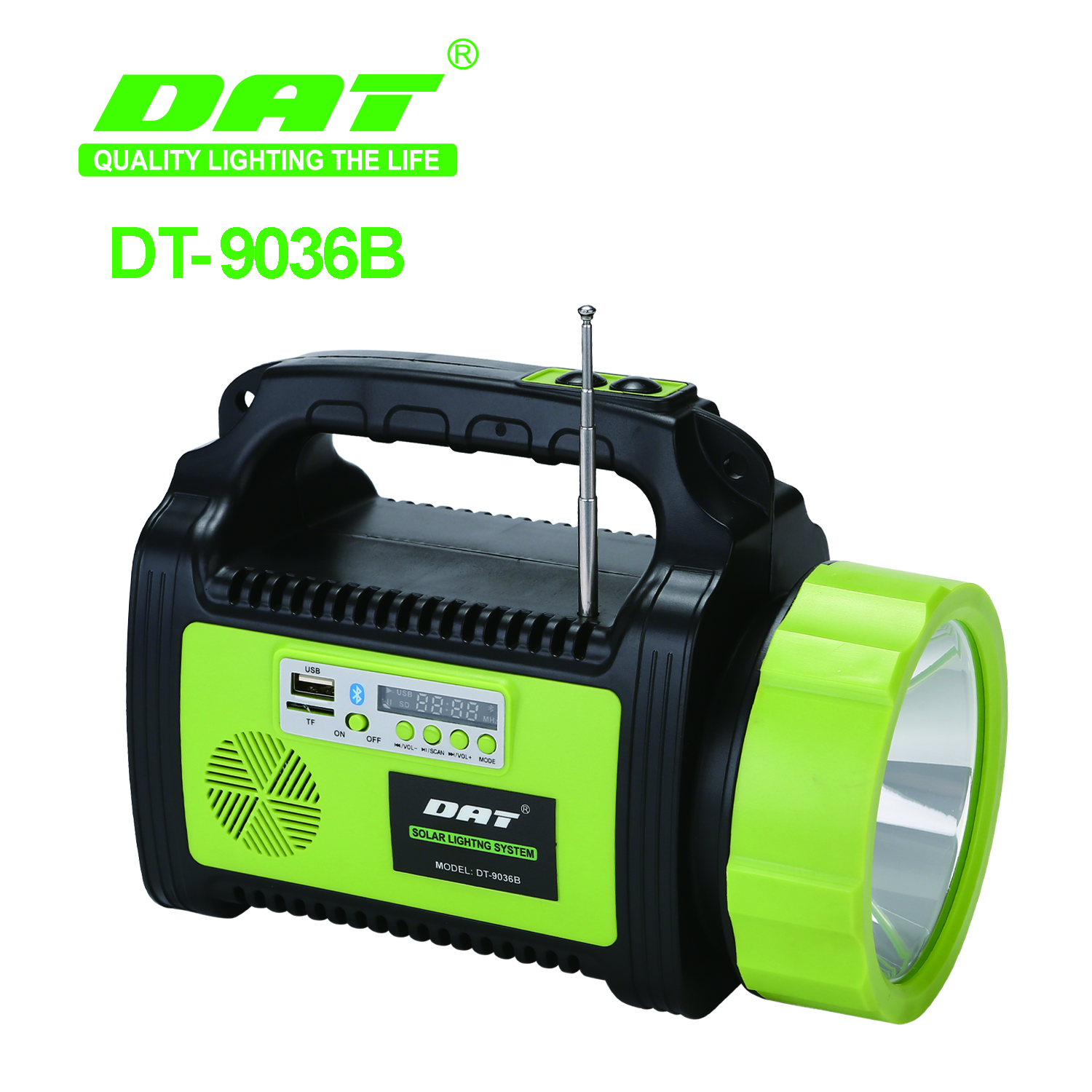 DT-9036 DAT solar lighting kits use for power shortage solar lighting system with light