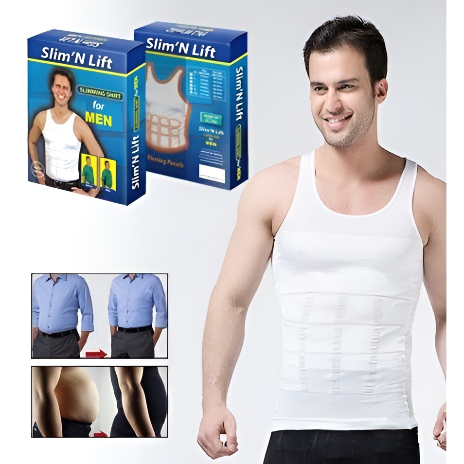 Slim N Fit Body Shaper Vest Shirt – Tank Top Sleeveless Shape Wear For Men