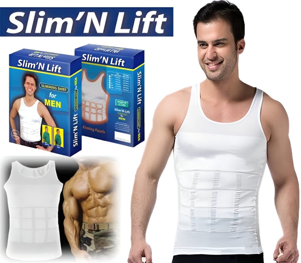 Slim N Fit Body Shaper Vest Shirt – Tank Top Sleeveless Shape Wear For Men - Image 5