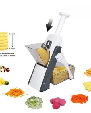 Mandoline Vegetable Cutter Slicer Chopper | Multi-function Cutter Vertical Vegetable Cutter Kitchen Shredder Grater (random color)