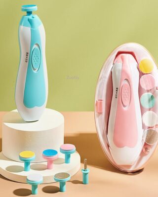 Electric Nail Clipper - Baby Nail Trimmer Clipper Set (random color)