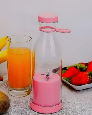 Mini Portable Blender Electric Fruit Juicer Mixers 420 Ml (random Color)