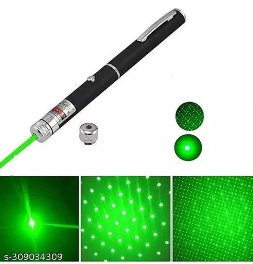 Powerful Laser Pointer Pen Beam Light Presentation Pointer - Green Light(cell operated)