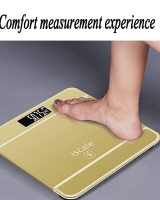 iScale Electronic Bathroom Scale | Calculate your weight now at home (Random color)