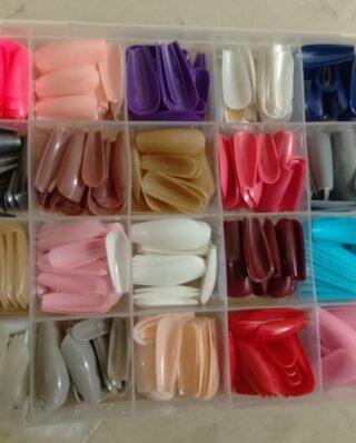 576 Pcs Artificial Fake Nails Multicolor for girls
