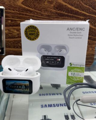 A9 Pro Earbuds ANC/ENC Dauble Dark Tuch screen display Noise Reduction Wireless Earbuds For Android and iOS/Airpods