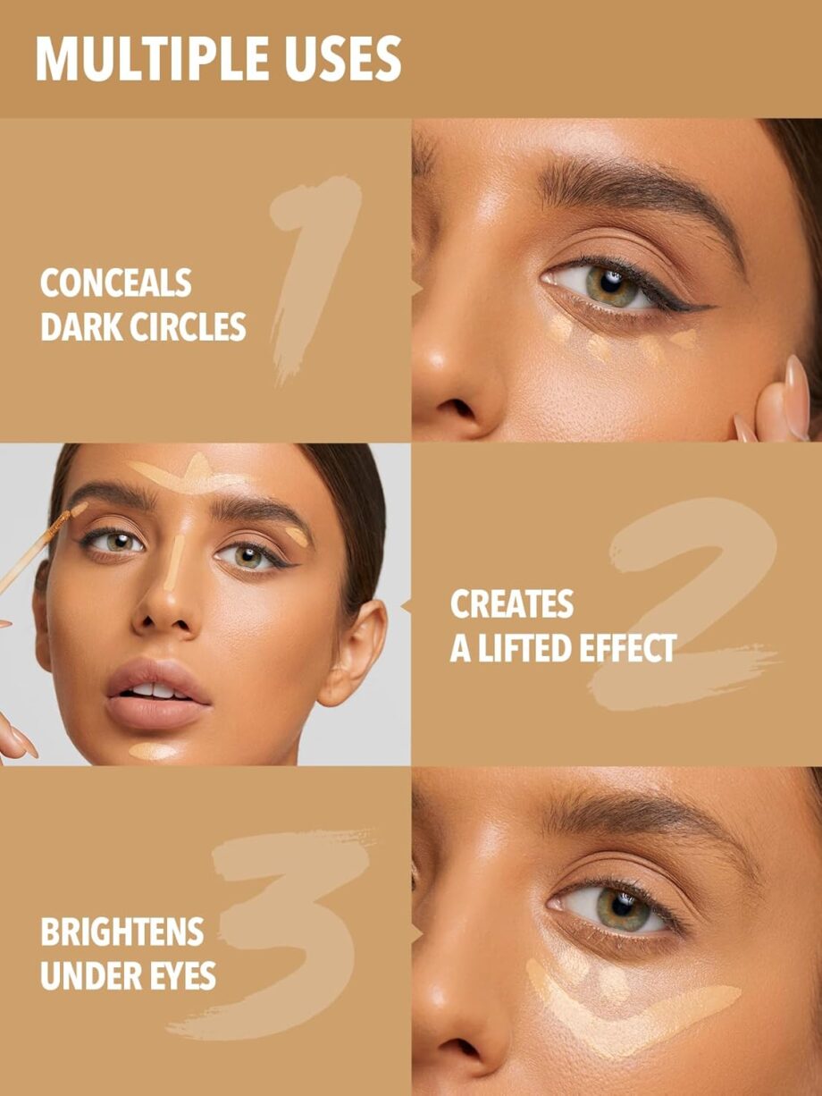 (pack of 1) Sheglam Full Coverage Creamy Concealer (random shade )