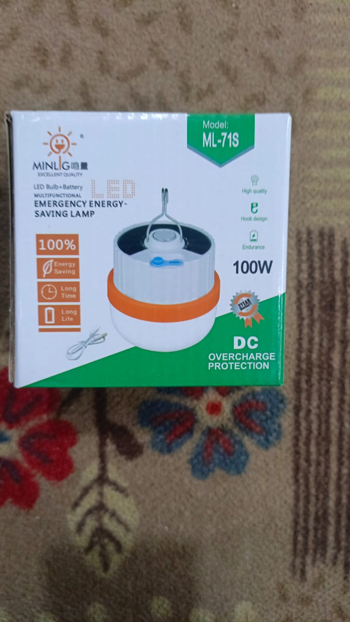 Multifunctional LED Bulb+Battery EMERGENCY ENERGY-SAVING LAMP 100W(ML-71S)