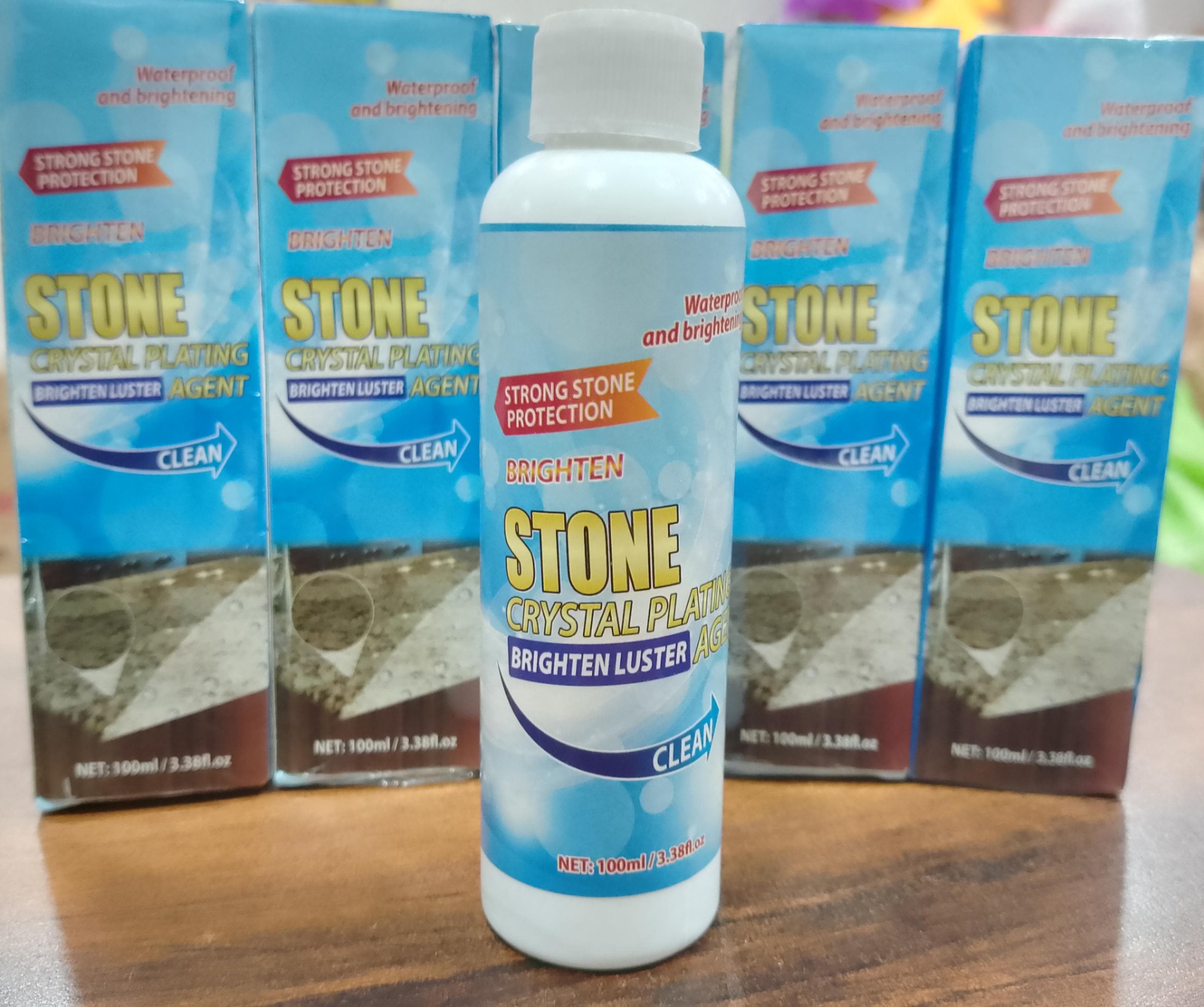 Stone Crystal Plating Agent Stonework Polishing And Coating Agent Marble Tile Anti-Corrosion Incremental Crystal Stone Stain Remover With Box 100ml - Image 8